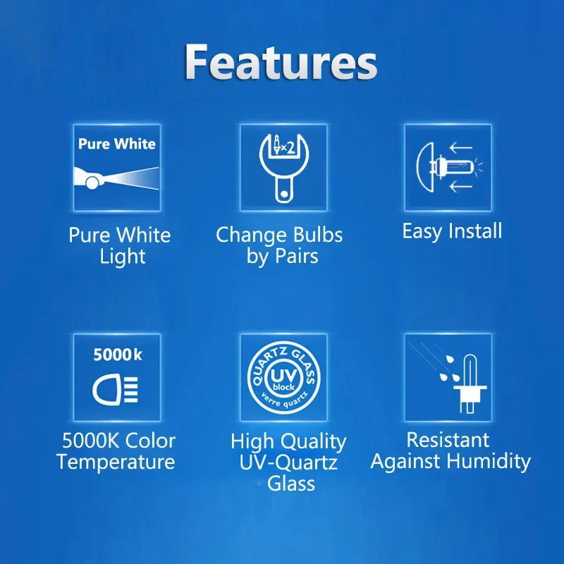 Philips Crystal Vision H11 4300K Lâmpada Halogênio Farol Automotivo